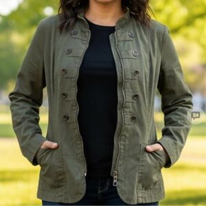 Olive Military Style Jacket